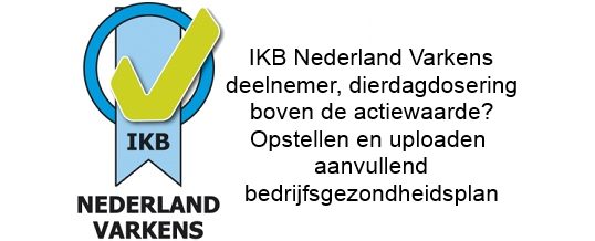 Aanvullend bedrijfsgezondheidsplan voor IKB NV-bedrijven in actiegebied