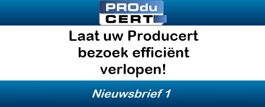 Laat uw Producert bezoek efficiënt verlopen!